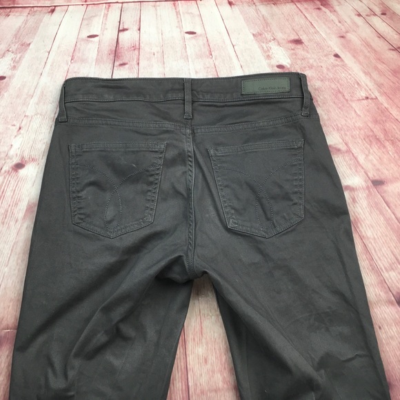 ➡️CK Jeans Gray Ankle Skinny Jean Size 4x25” - Picture 11 of 12